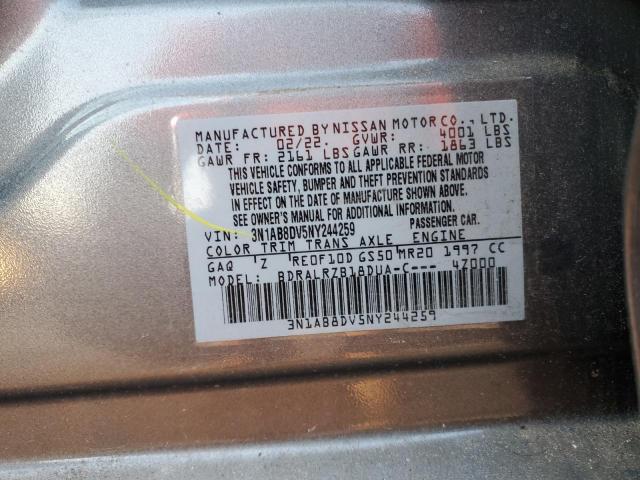 Photo 11 VIN: 3N1AB8DV5NY244259 - NISSAN SENTRA 