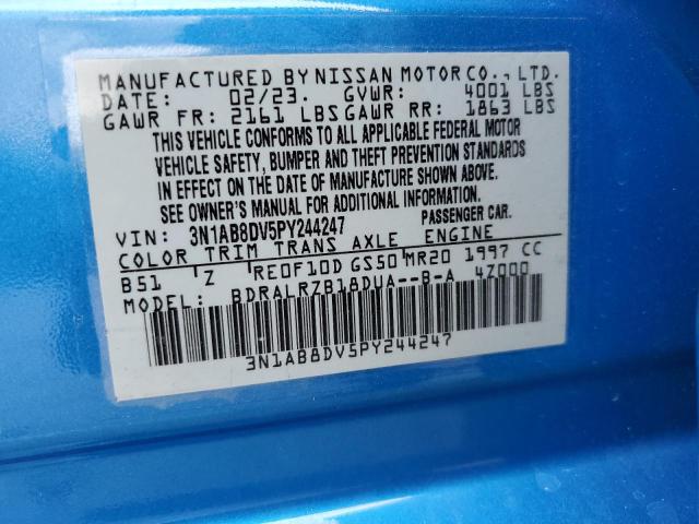 Photo 11 VIN: 3N1AB8DV5PY244247 - NISSAN SENTRA SR 