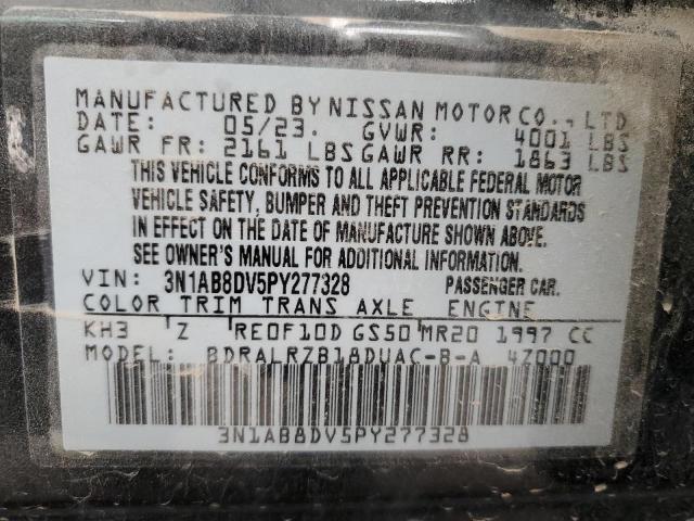 Photo 11 VIN: 3N1AB8DV5PY277328 - NISSAN SENTRA 