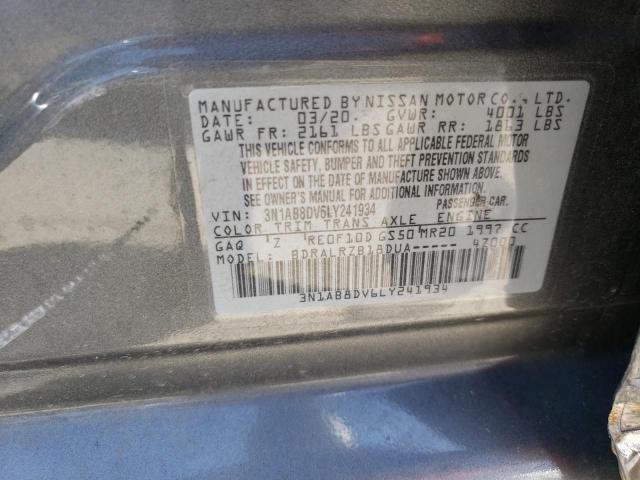 Photo 11 VIN: 3N1AB8DV6LY241934 - NISSAN SENTRA SR 