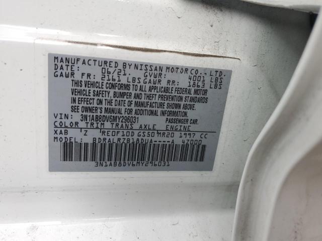 Photo 11 VIN: 3N1AB8DV6MY296031 - NISSAN SENTRA 