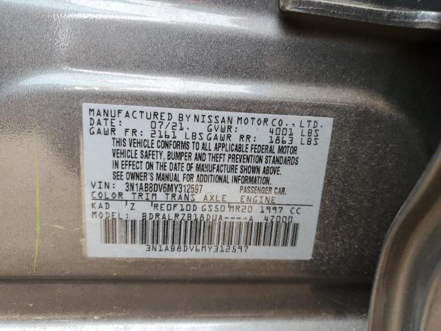 Photo 12 VIN: 3N1AB8DV6MY312597 - NISSAN SENTRA S 