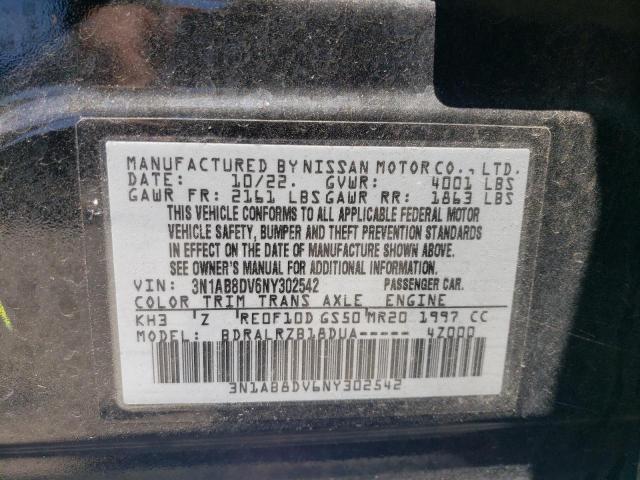 Photo 11 VIN: 3N1AB8DV6NY302542 - NISSAN SENTRA 