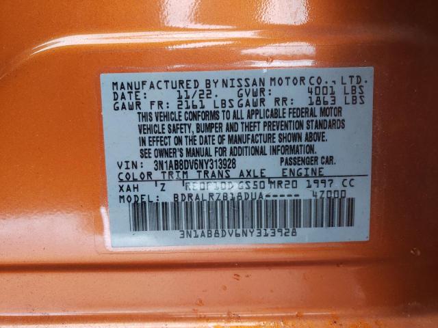 Photo 11 VIN: 3N1AB8DV6NY313928 - NISSAN SENTRA SR 