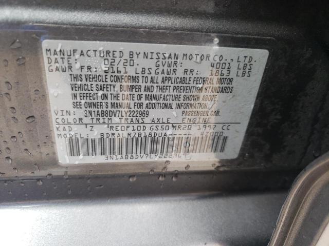 Photo 11 VIN: 3N1AB8DV7LY222969 - NISSAN SENTRA 