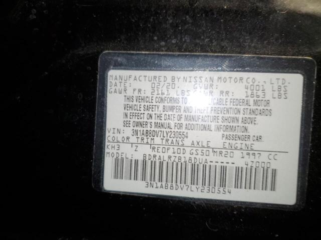 Photo 11 VIN: 3N1AB8DV7LY230554 - NISSAN SENTRA SR 