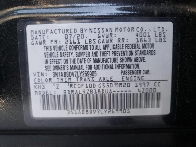 Photo 9 VIN: 3N1AB8DV7LY269905 - NISSAN SENTRA SR 