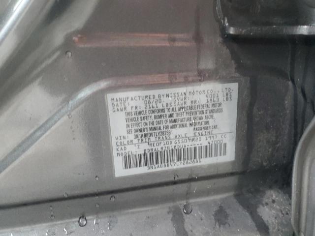 Photo 11 VIN: 3N1AB8DV7LY282881 - NISSAN SENTRA SR 