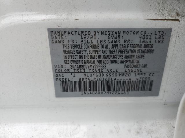 Photo 11 VIN: 3N1AB8DV7MY226683 - NISSAN SENTRA 