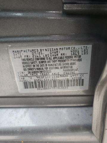 Photo 11 VIN: 3N1AB8DV7MY313225 - NISSAN SENTRA SR 