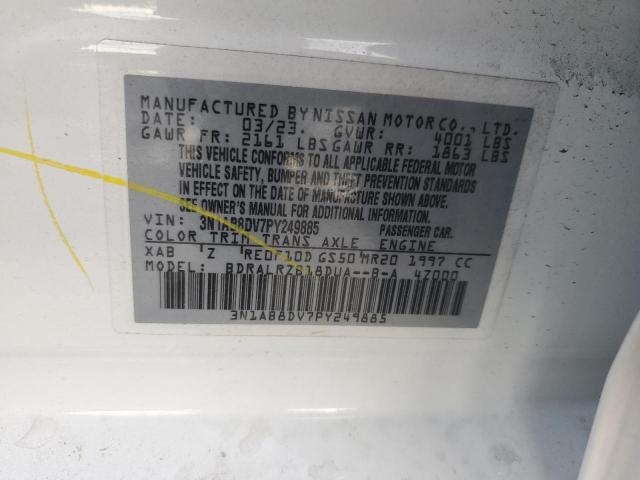 Photo 11 VIN: 3N1AB8DV7PY249885 - NISSAN SENTRA SR 