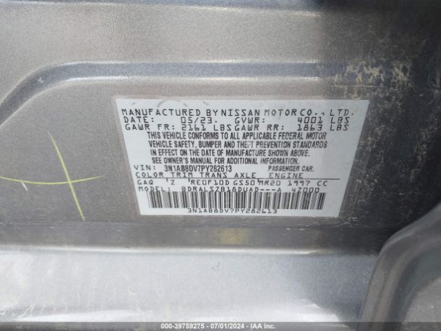 Photo 8 VIN: 3N1AB8DV7PY282613 - NISSAN SENTRA 