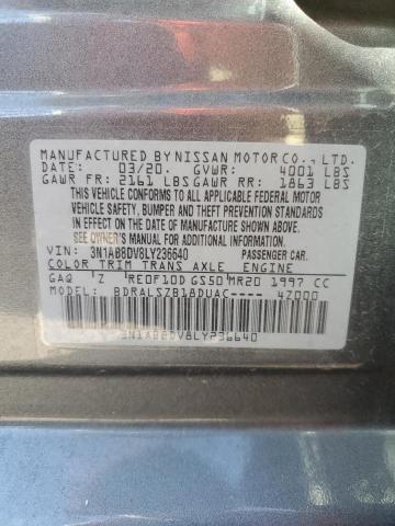 Photo 11 VIN: 3N1AB8DV8LY236640 - NISSAN SENTRA SR 