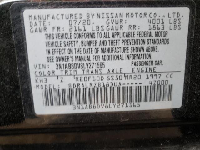 Photo 9 VIN: 3N1AB8DV8LY271565 - NISSAN SENTRA SR 