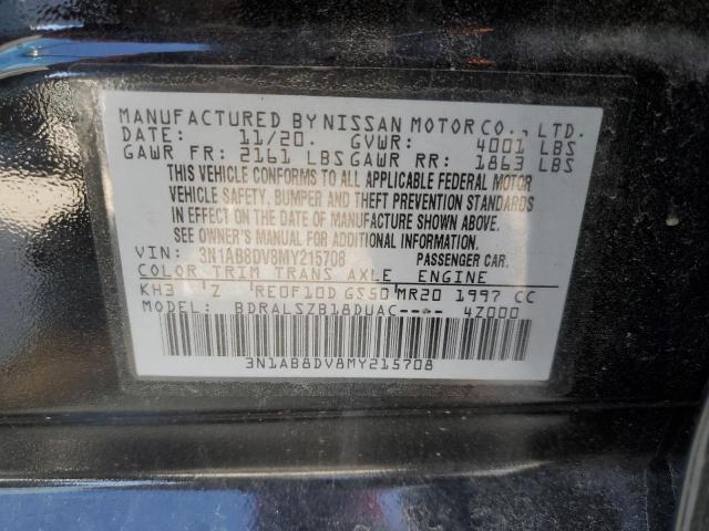 Photo 11 VIN: 3N1AB8DV8MY215708 - NISSAN SENTRA 