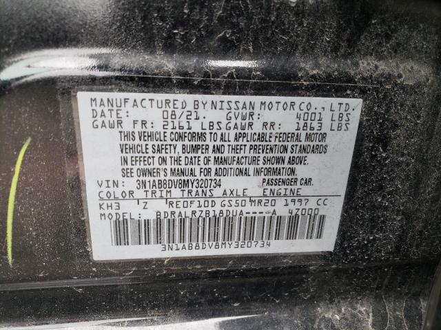 Photo 11 VIN: 3N1AB8DV8MY320734 - NISSAN SENTRA 