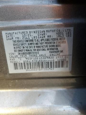 Photo 11 VIN: 3N1AB8DV8MY331913 - NISSAN SENTRA 