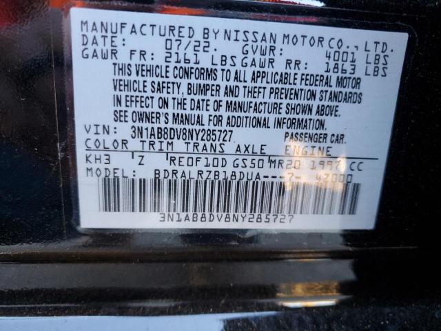 Photo 11 VIN: 3N1AB8DV8NY285727 - NISSAN SENTRA SR 