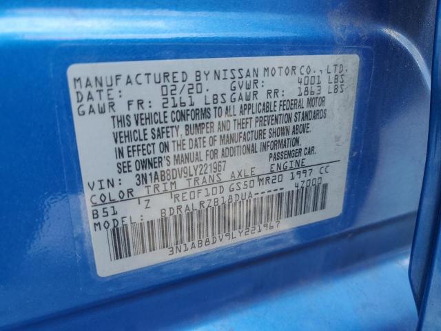 Photo 11 VIN: 3N1AB8DV9LY221967 - NISSAN SENTRA SR 