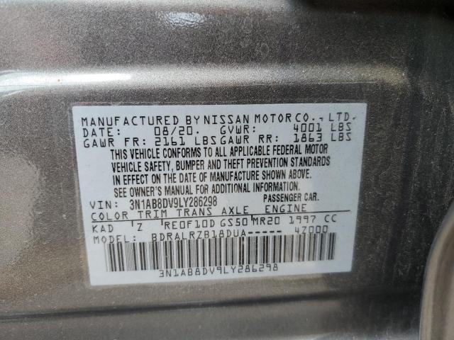 Photo 11 VIN: 3N1AB8DV9LY286298 - NISSAN SENTRA SR 