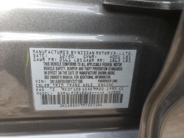 Photo 9 VIN: 3N1AB8DV9MY227186 - NISSAN SENTRA SR 