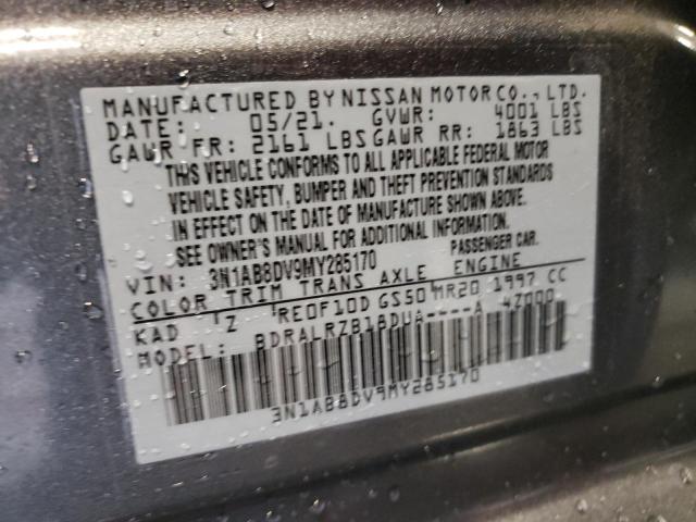 Photo 9 VIN: 3N1AB8DV9MY285170 - NISSAN SENTRA SR 