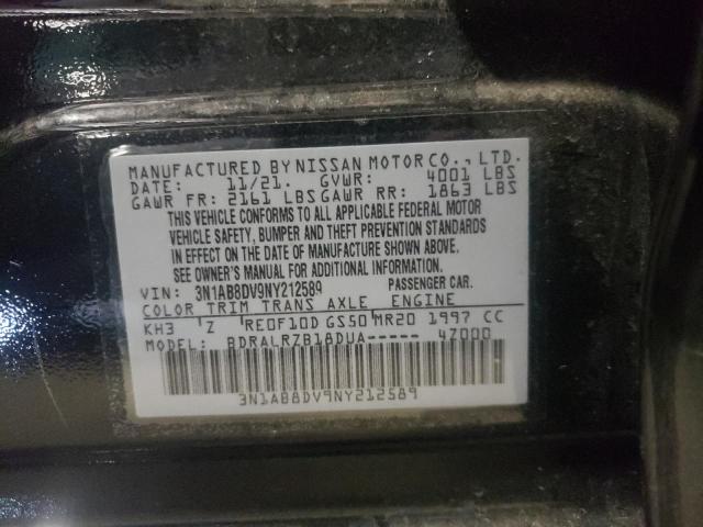 Photo 12 VIN: 3N1AB8DV9NY212589 - NISSAN SENTRA SR 