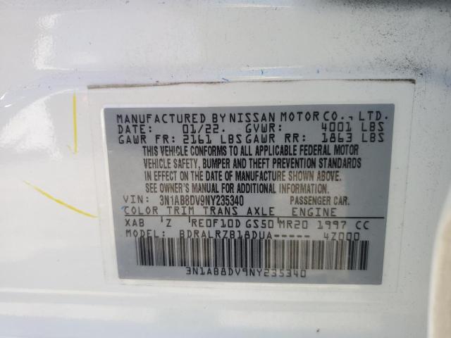 Photo 11 VIN: 3N1AB8DV9NY235340 - NISSAN SENTRA SR 