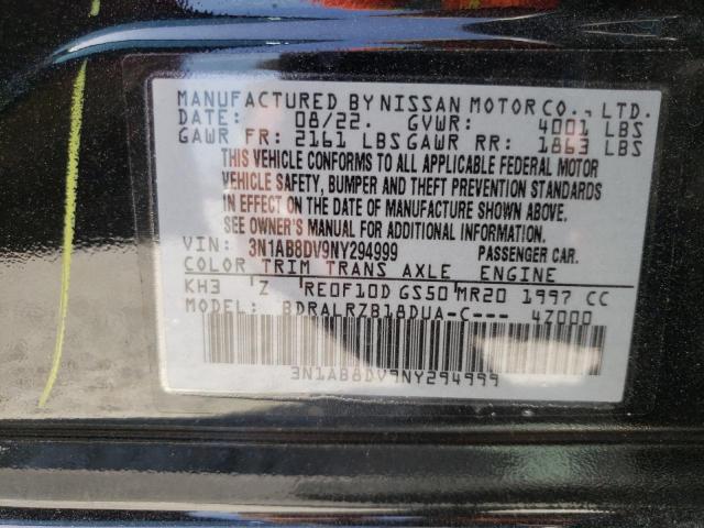 Photo 12 VIN: 3N1AB8DV9NY294999 - NISSAN SENTRA 