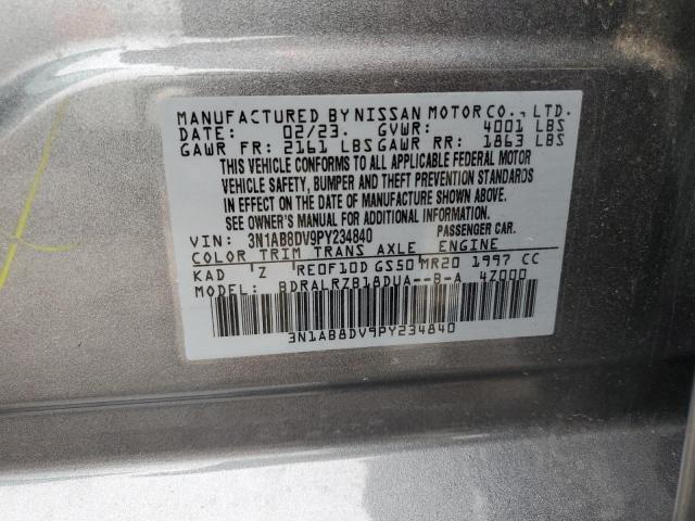 Photo 11 VIN: 3N1AB8DV9PY234840 - NISSAN SENTRA 