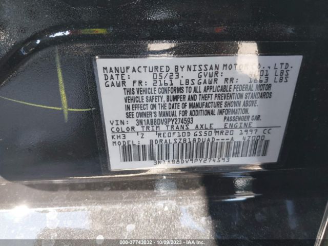 Photo 8 VIN: 3N1AB8DV9PY274593 - NISSAN SENTRA 