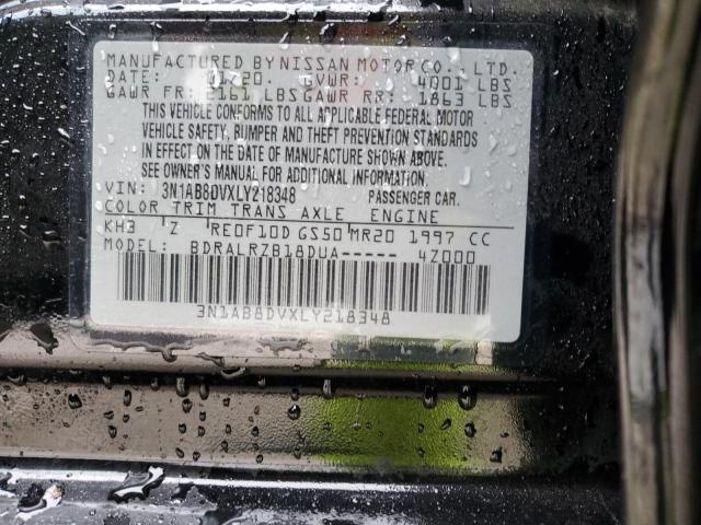 Photo 11 VIN: 3N1AB8DVXLY218348 - NISSAN SENTRA SR 