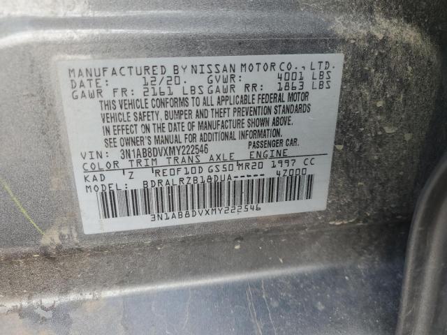 Photo 11 VIN: 3N1AB8DVXMY222546 - NISSAN SENTRA SR 