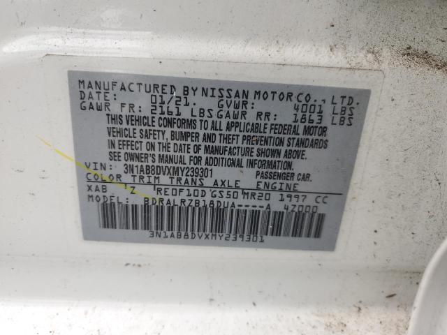 Photo 11 VIN: 3N1AB8DVXMY239301 - NISSAN SENTRA SR 