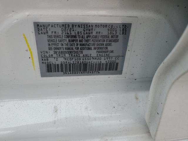 Photo 12 VIN: 3N1AB8DVXMY245776 - NISSAN SENTRA SR 