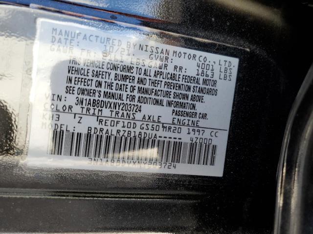 Photo 9 VIN: 3N1AB8DVXNY203724 - NISSAN SENTRA SR 