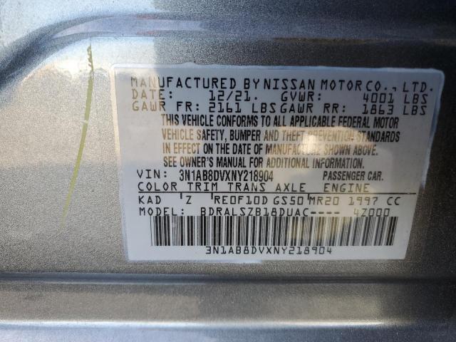 Photo 11 VIN: 3N1AB8DVXNY218904 - NISSAN SENTRA SR 