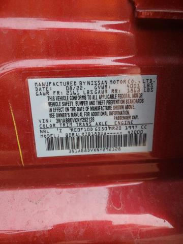 Photo 12 VIN: 3N1AB8DVXNY292128 - NISSAN SENTRA SR 