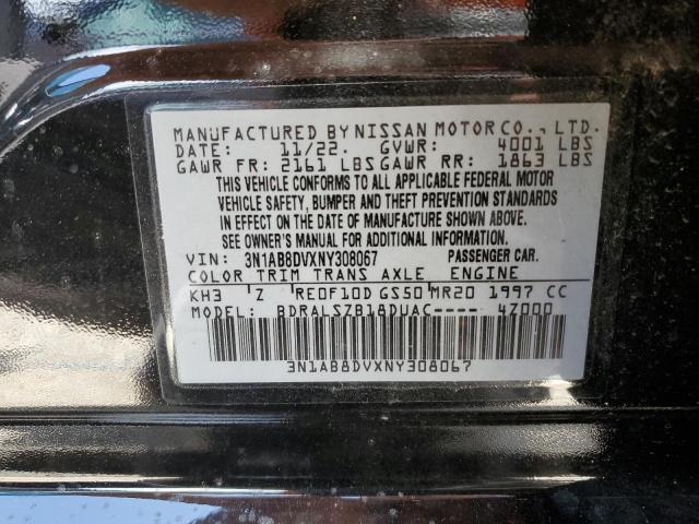 Photo 11 VIN: 3N1AB8DVXNY308067 - NISSAN SENTRA SR 