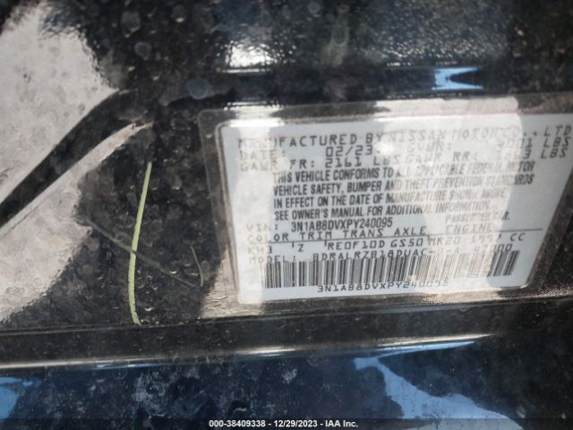 Photo 8 VIN: 3N1AB8DVXPY240095 - NISSAN SENTRA 