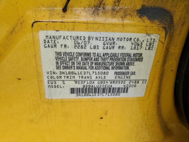 Photo 11 VIN: 3N1BB61E37L715080 - NISSAN SENTRA 