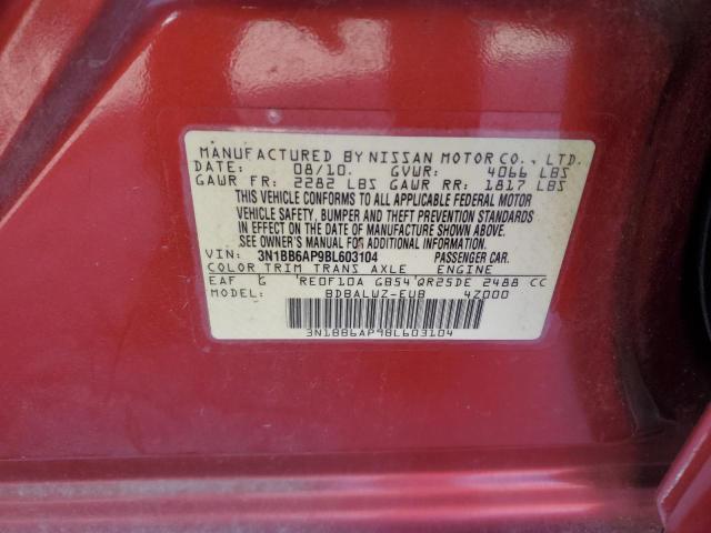 Photo 11 VIN: 3N1BB6AP9BL603104 - NISSAN SENTRA SE- 