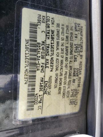 Photo 11 VIN: 3N1BC11E07L402374 - NISSAN VERSA 