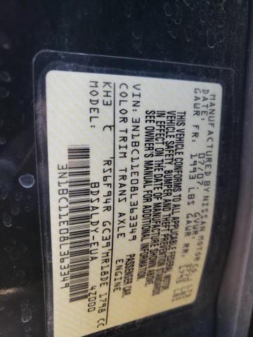 Photo 11 VIN: 3N1BC11E08L363349 - NISSAN VERSA S 