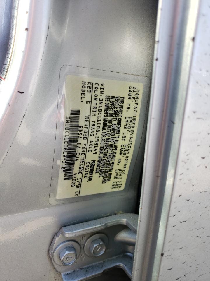 Photo 11 VIN: 3N1BC11E08L393189 - NISSAN VERSA 