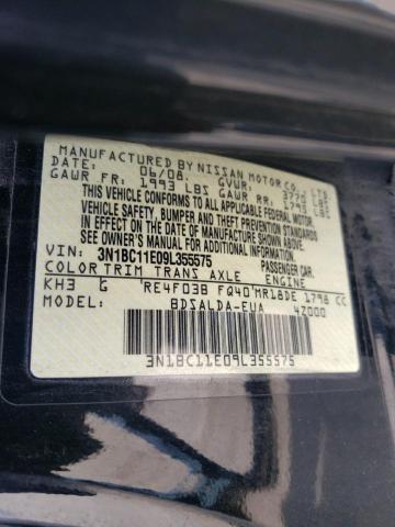 Photo 11 VIN: 3N1BC11E09L355575 - NISSAN VERSA 