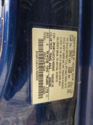 Photo 11 VIN: 3N1BC11E17L400200 - NISSAN VERSA S 