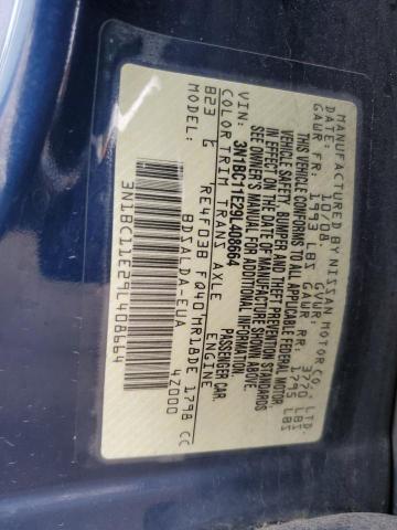 Photo 11 VIN: 3N1BC11E29L408664 - NISSAN VERSA 