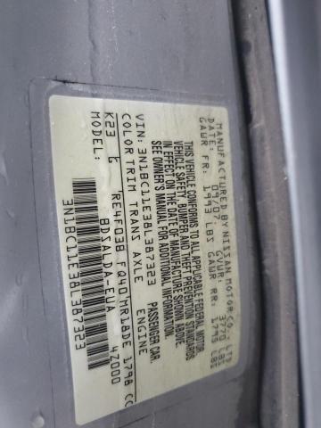 Photo 11 VIN: 3N1BC11E38L387323 - NISSAN VERSA 