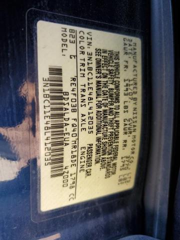 Photo 11 VIN: 3N1BC11E48L412035 - NISSAN VERSA 